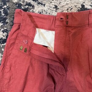 Old Navy high waisted linen shorts in adobe color
